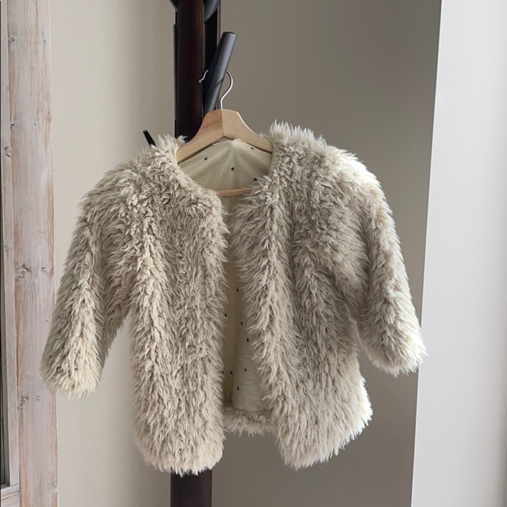 Girls Rylee + Cru shag coat